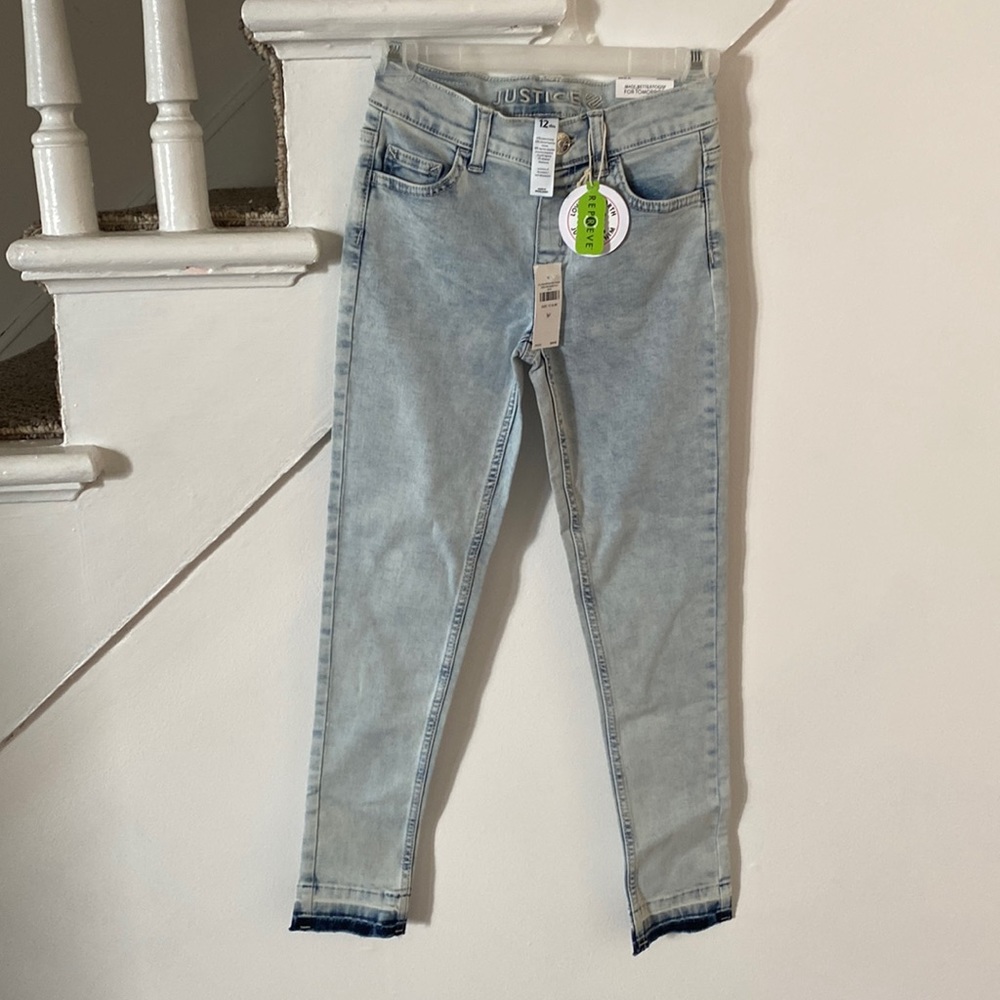 Justice girls size 12 slim jeggings brand new with tags